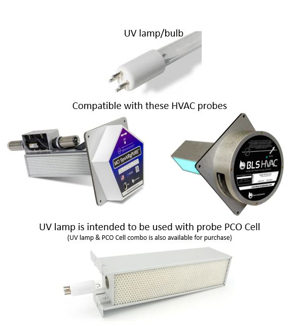 kooi Alvast Astrolabium HVAC Probe replacement UV Lamp (Lamp ONLY)